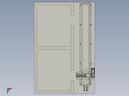 倍程移载机构俯视缩略图