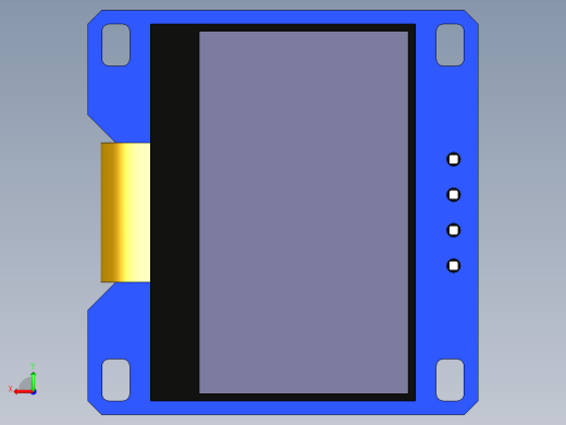 0,96英寸OLED显示模块后视缩略图