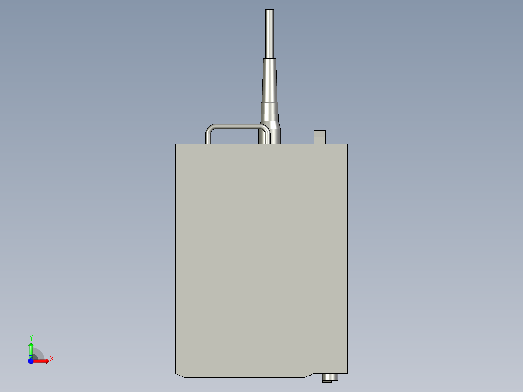 基恩士MD-H9800W_C_kc图纸模型前视图