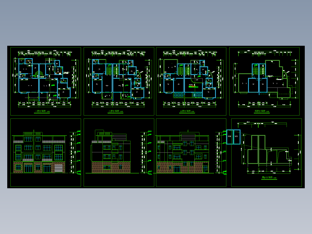 住宅建筑方案图