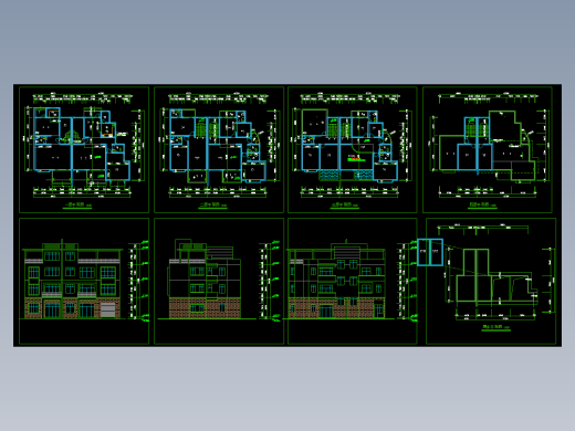 住宅建筑方案图
