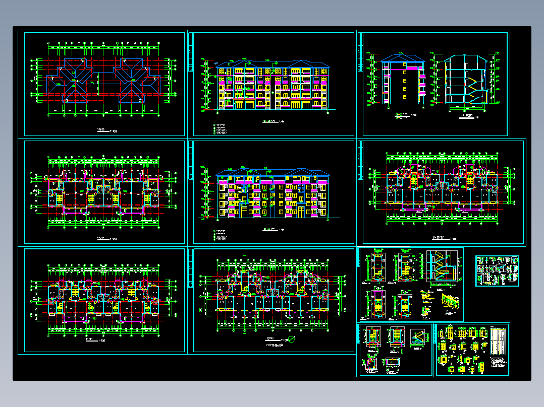 某小区二期3#楼建筑施工图