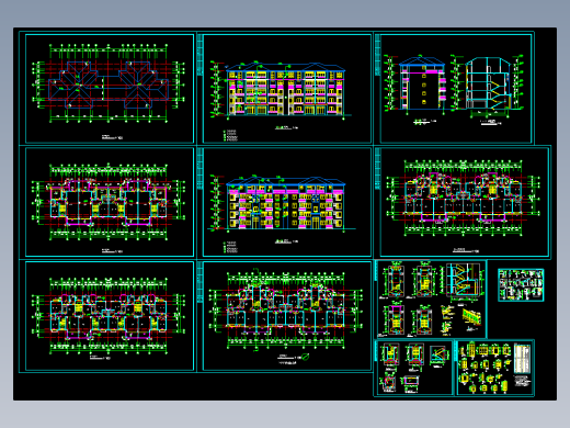 某小区二期3#楼建筑施工图