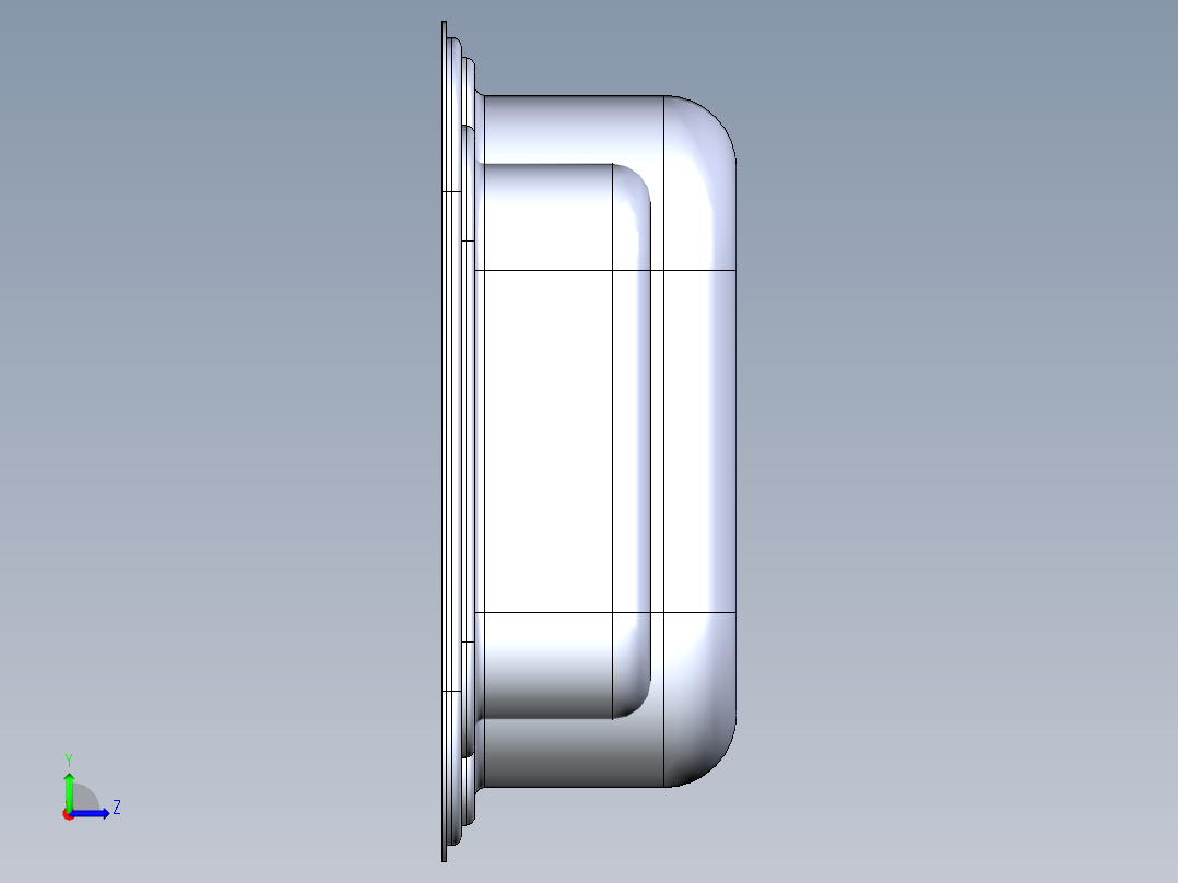 水槽、不锈钢水槽(156)左视图