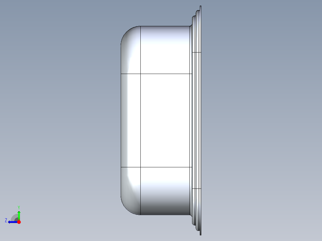 水槽、不锈钢水槽(156)右视图