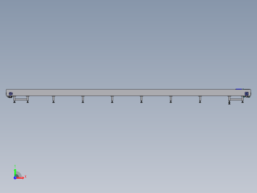 矮型链板输送线sw16可编辑前视缩略图