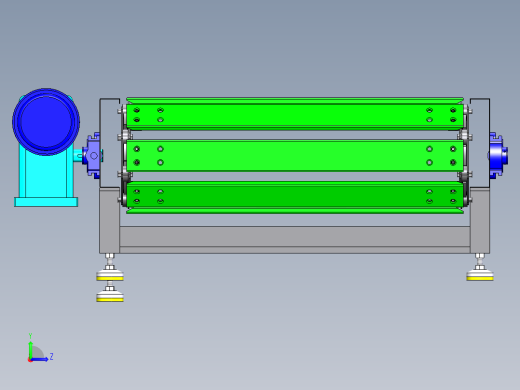 矮型链板输送线sw16可编辑左视缩略图