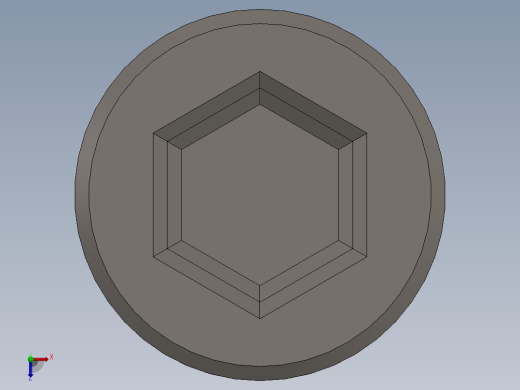 Screw_DIN_912_M1.4x3F_A2.SLDPRT公制内六角螺钉