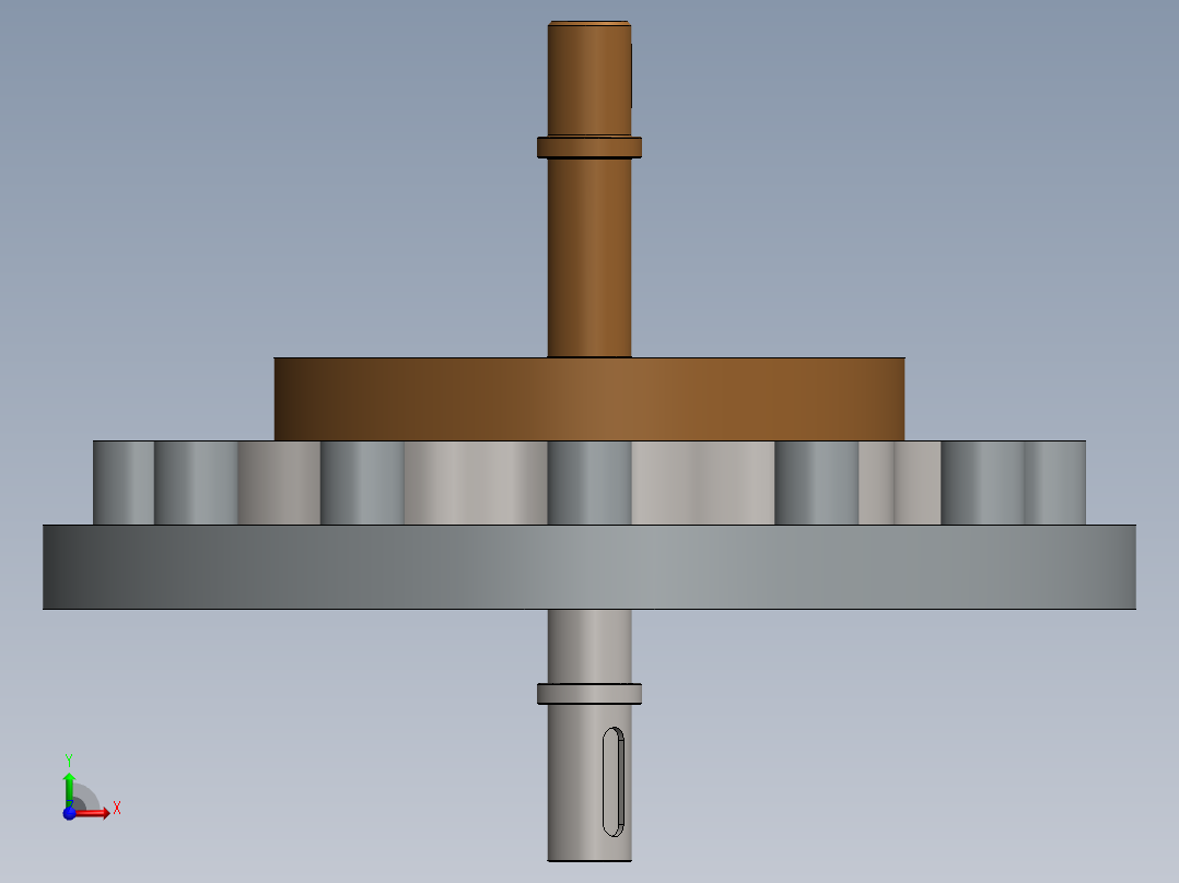 摆线减速器、摆线针轮减速器、减速器(13)前视图