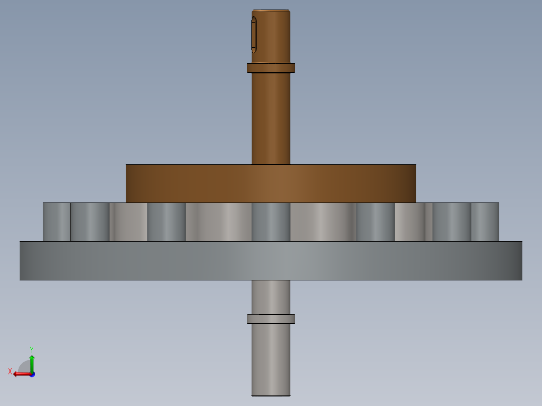 摆线减速器、摆线针轮减速器、减速器(13)后视图