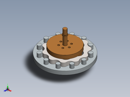摆线减速器、摆线针轮减速器、减速器(13)正等轴测缩略图