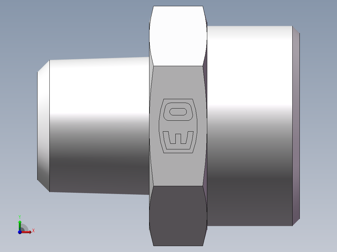 美制锥螺纹、1CN-26-06前视图