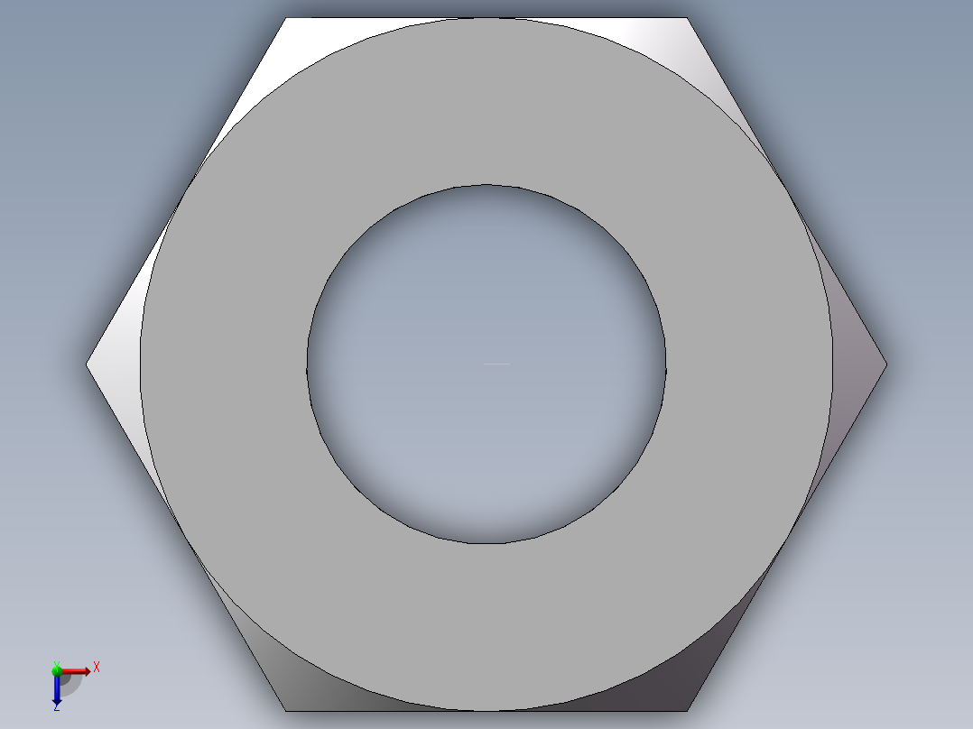 NL+NS 功能螺母、NS-22俯视图