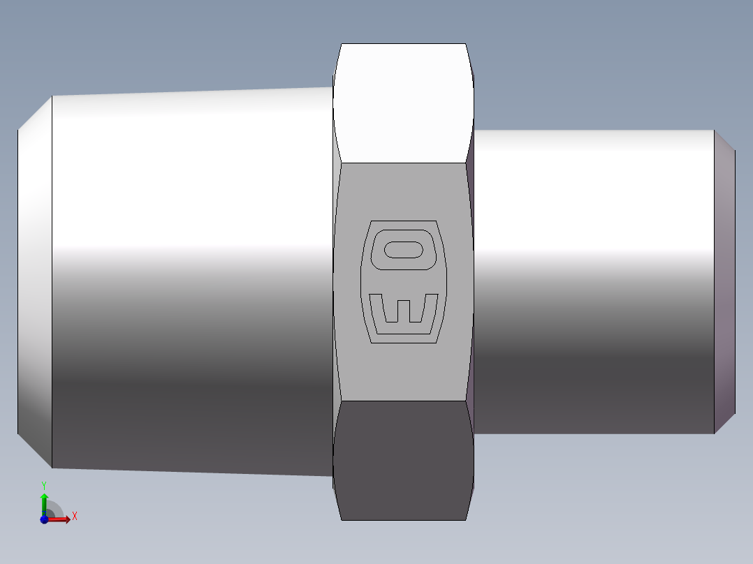 美制锥螺纹、1DN-14-06前视图