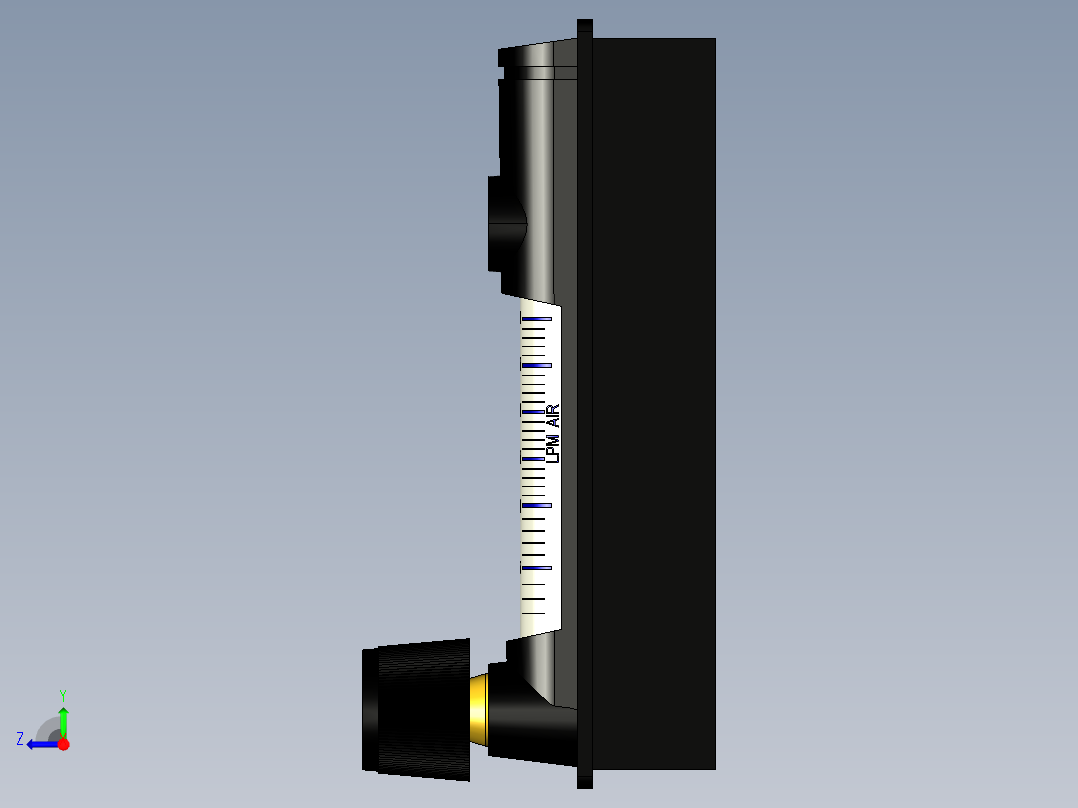 仪表、流量计(24)右视图