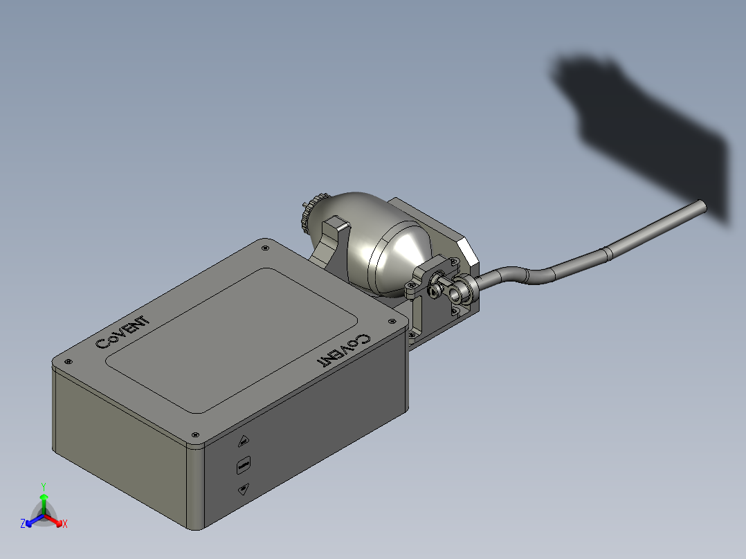 A3004280-3D打印机械呼吸机正等轴测图