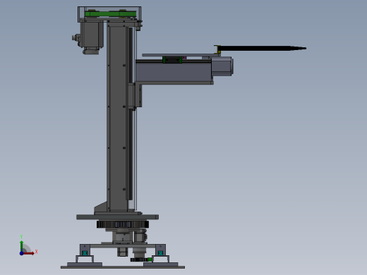 自动仓库物流升降机  sw20前视缩略图