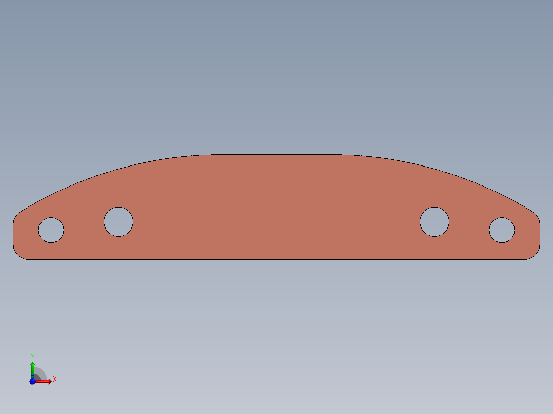 衣架支架前视图