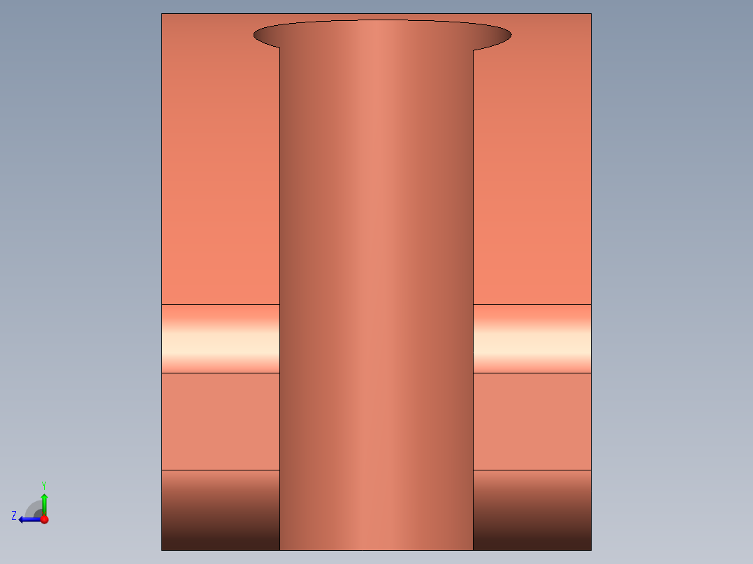 衣架支架右视图