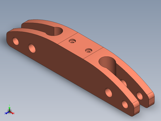 衣架支架正等轴测缩略图