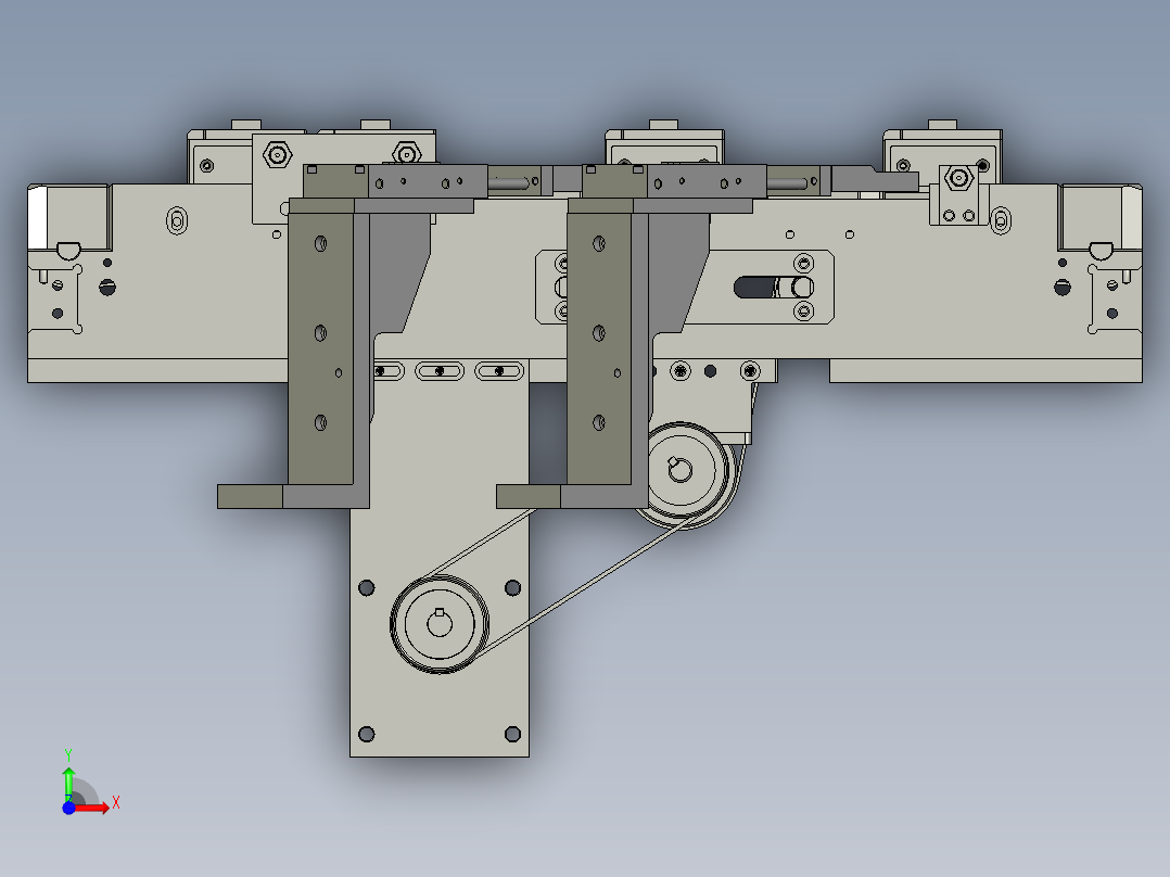 04-18BJ包胶流水线前视图