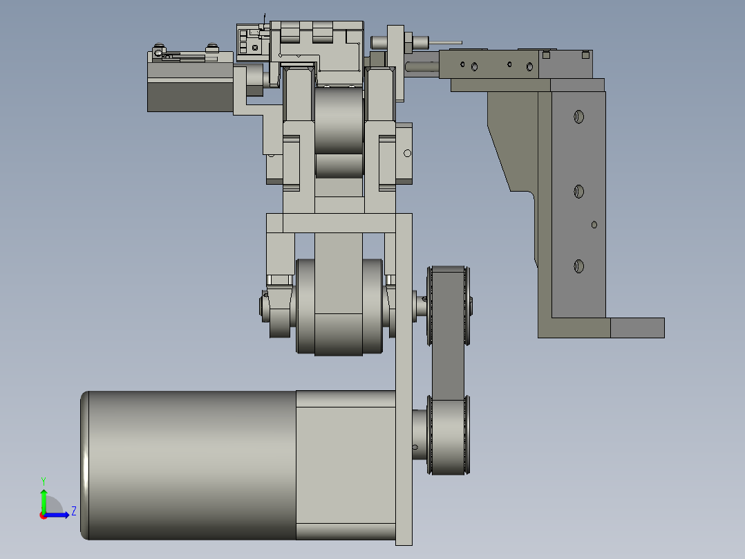 04-18BJ包胶流水线左视图