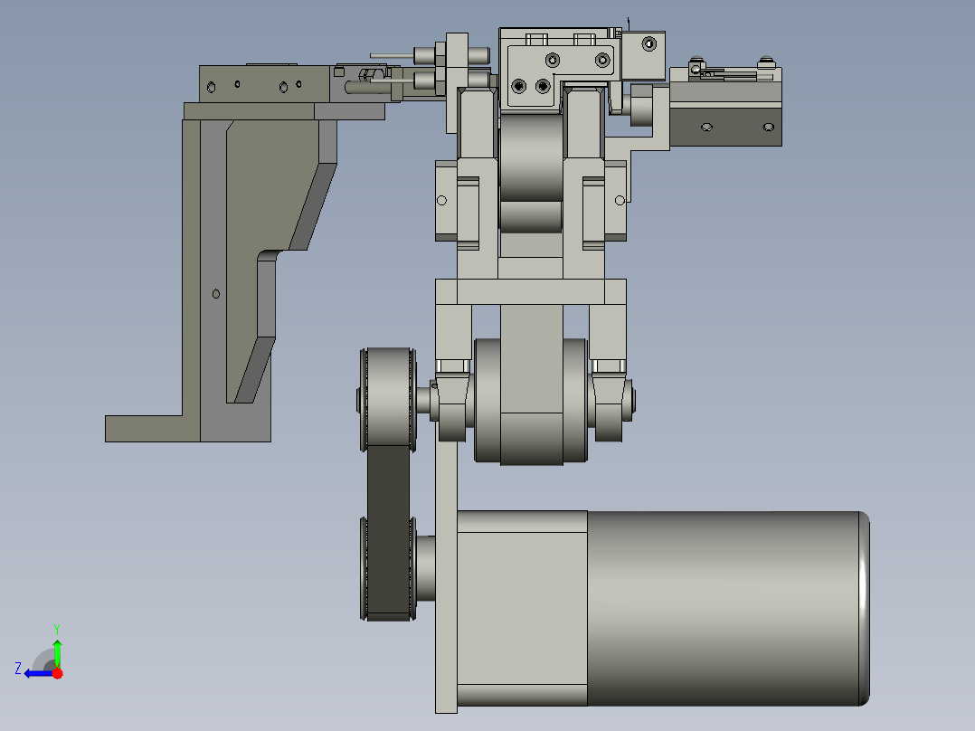 04-18BJ包胶流水线右视图