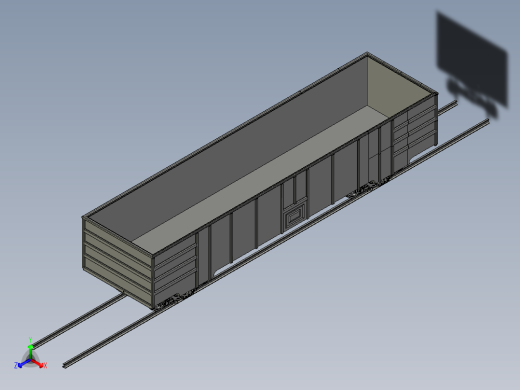 浴盆式运煤专用敞车