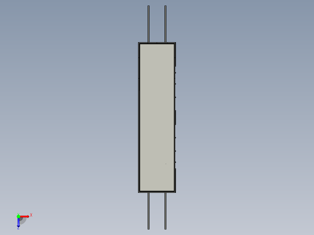 浴盆式运煤专用敞车俯视图