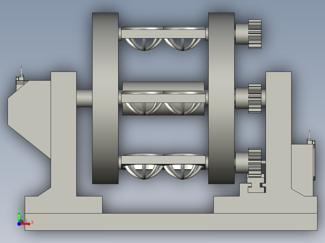蛋转移装置前视图