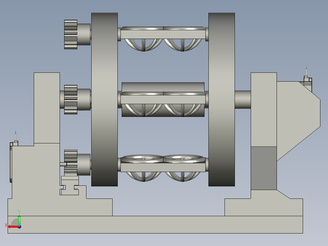 蛋转移装置后视图