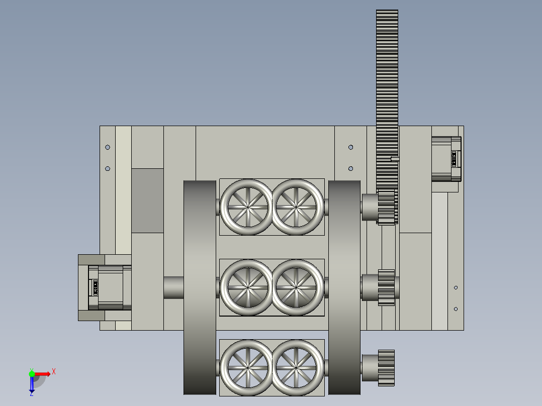 蛋转移装置俯视图