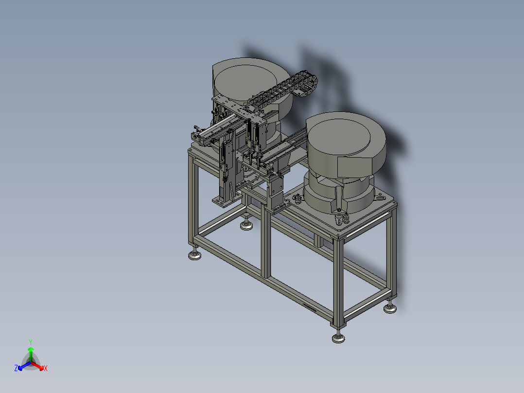 X-铆合小件移栽模组主视图