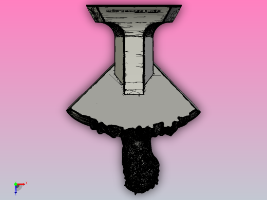 钢铁半身像俯视缩略图