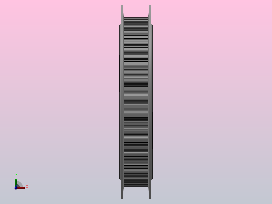 标准型梯形齿同步带轮XL型_SXLHC-60-050-dc16-A前视图