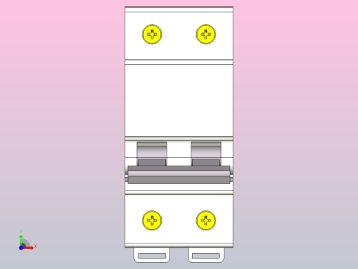 RDX65-63高分断小型断路器[RDX65-63-2P-C4A]前视缩略图