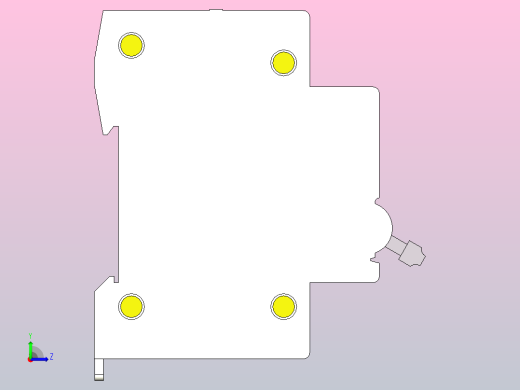 RDX65-63高分断小型断路器[RDX65-63-2P-C4A]左视缩略图