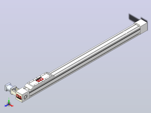 伺服电机集成皮带传动直线执行器TPA-OCB-80-140-L1050-DL-J60-N3正等轴测缩略图