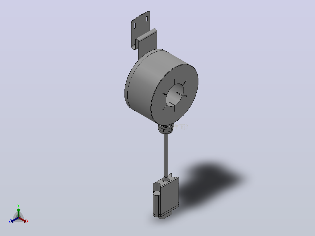 EKT8030-001系列增量式编码器_EKT8030-001主视图