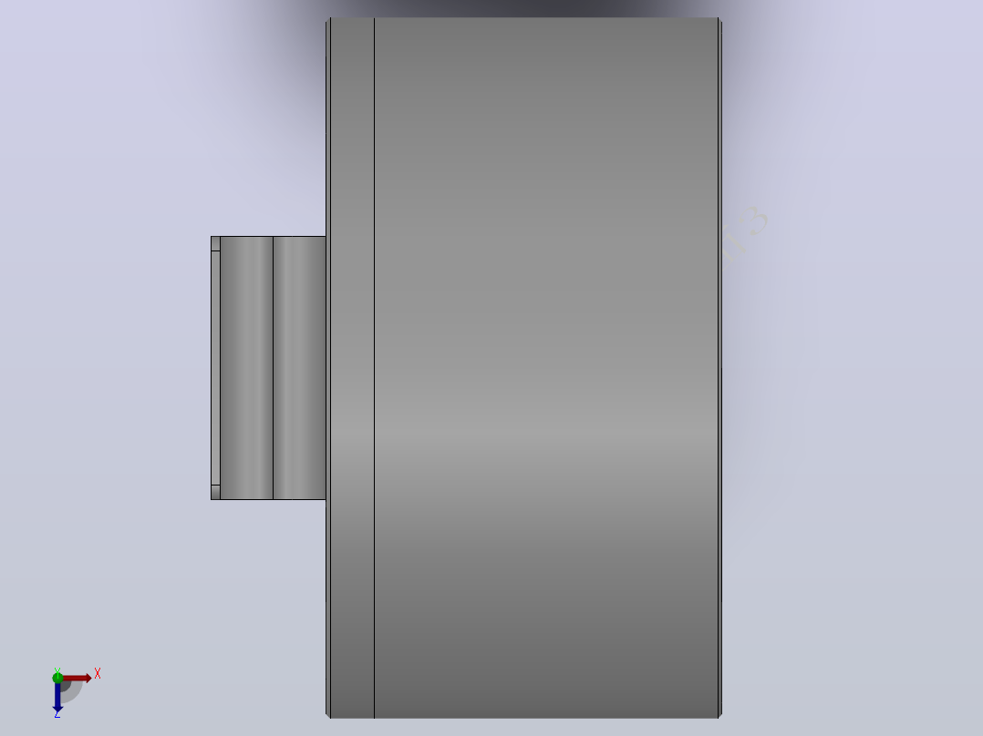 EKT8030-001系列增量式编码器_EKT8030-001俯视图