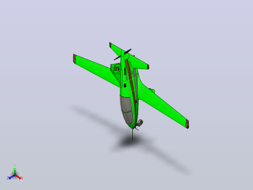 BD- 5B Puplic 3DM STP IGS飞机正等轴测缩略图