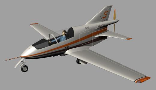 BD- 5B Puplic 3DM STP IGS飞机缩略图