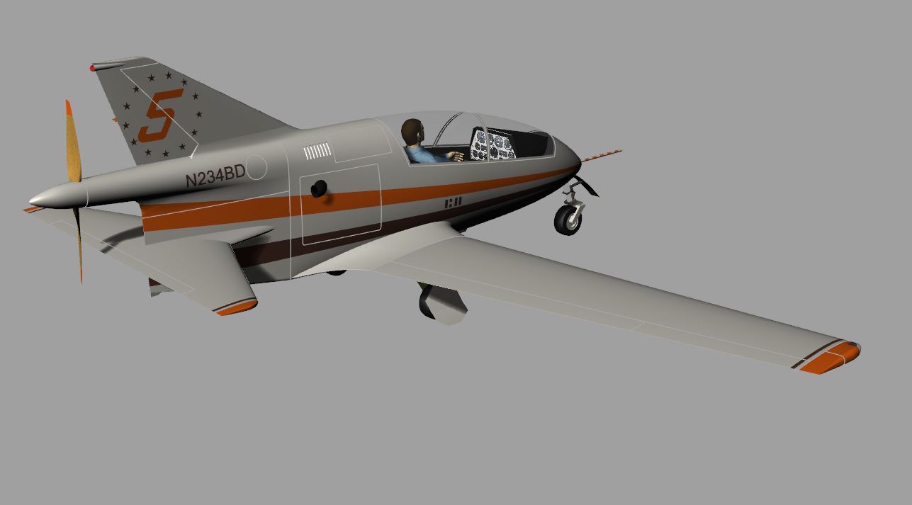 BD- 5B Puplic 3DM STP IGS飞机