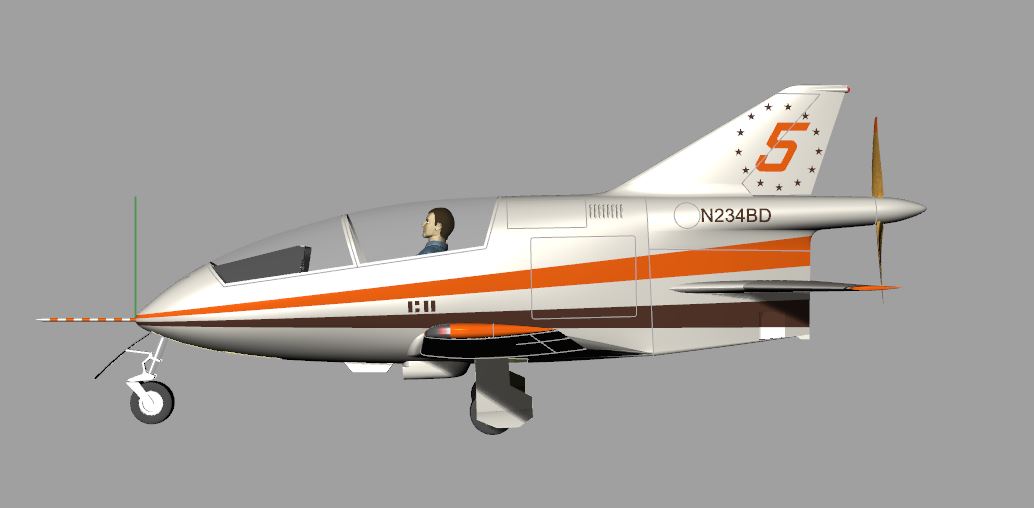 BD- 5B Puplic 3DM STP IGS飞机