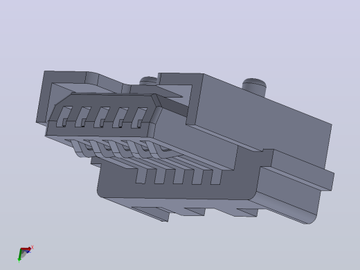 manifold_solid_brep_74303_1_1接口，插口，卡槽，网络插口