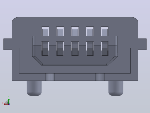 manifold_solid_brep_74303_1_1接口，插口，卡槽，网络插口后视缩略图