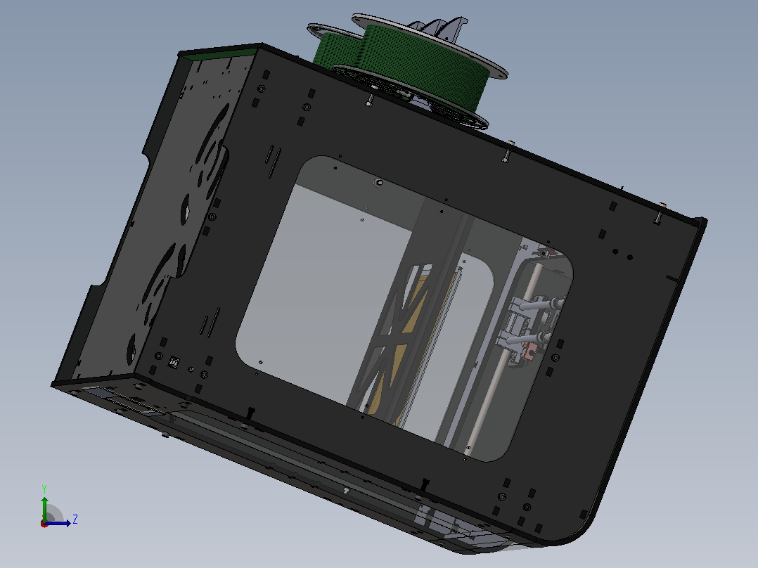 酷睿XY 3D打印机左视图