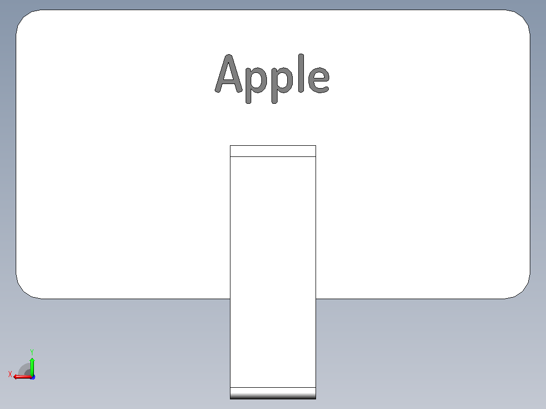 mac 电脑后视图
