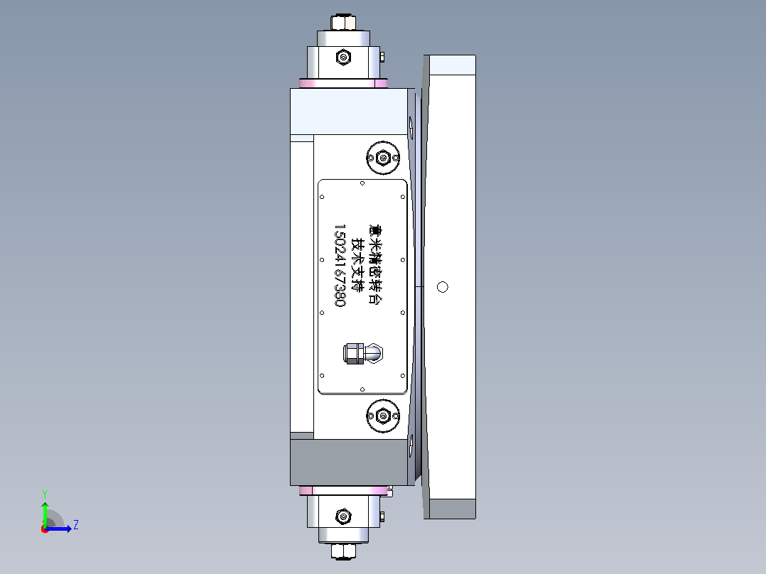 HCT-600-700X700方台分度盘左视图