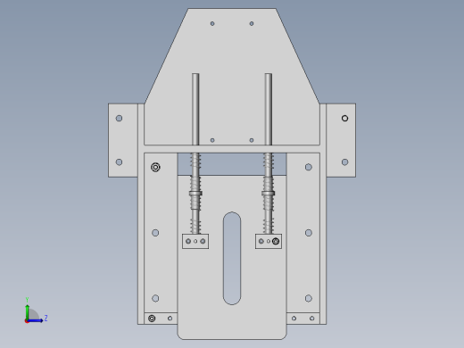 滚轮传送带挡块左视缩略图